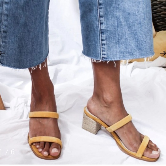 ALOHAS Laura Sandal in Bold Mustard - Picture 3 of 16